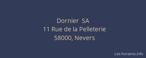 Dornier  SA