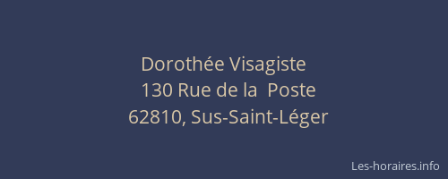 Dorothée Visagiste
