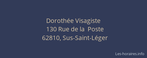Doroth&eacute;e Visagiste