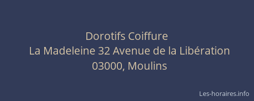 Dorotifs Coiffure
