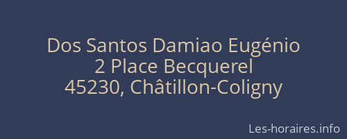 Dos Santos Damiao Eugénio