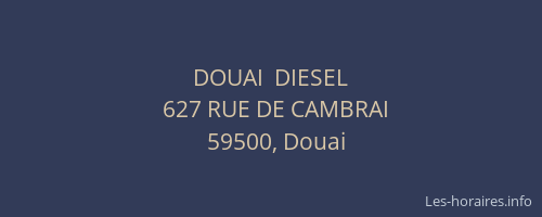 DOUAI  DIESEL