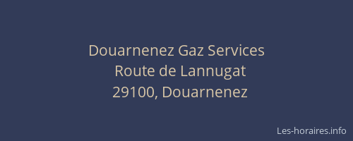 Douarnenez Gaz Services