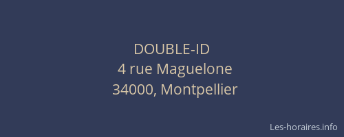 DOUBLE-ID