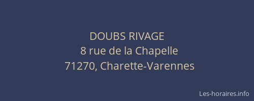 DOUBS RIVAGE