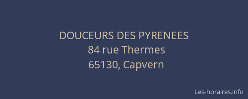 DOUCEURS DES PYRENEES