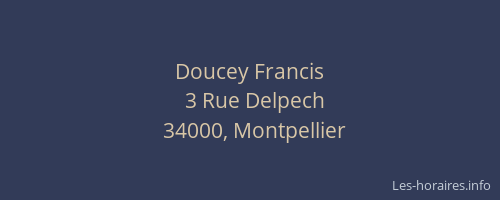 Doucey Francis