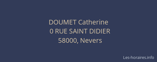 DOUMET Catherine
