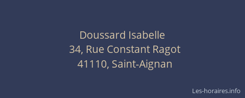 Doussard Isabelle