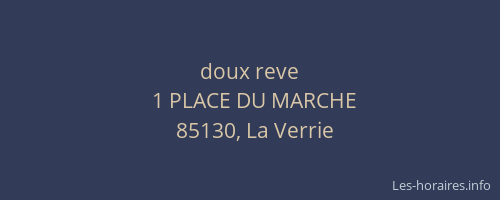 doux reve