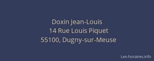Doxin Jean-Louis