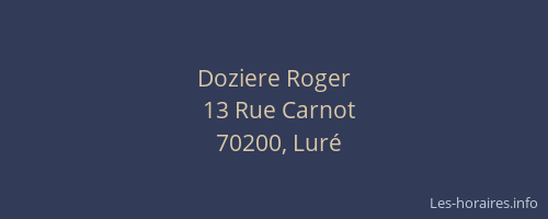 Doziere Roger
