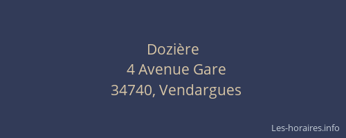 Dozière