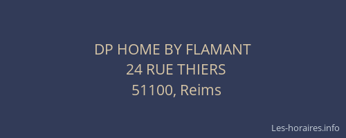 DP HOME BY FLAMANT