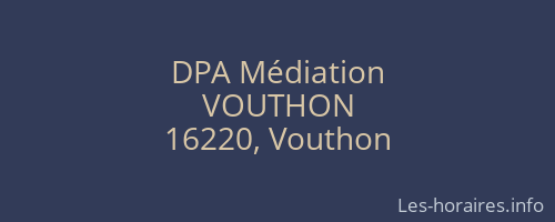 DPA Médiation