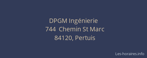 DPGM Ingénierie