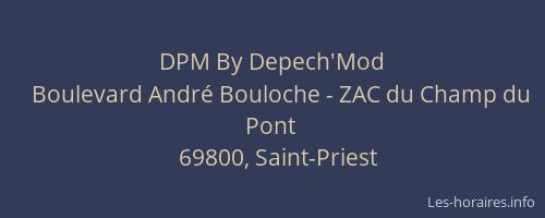 DPM By Depech'Mod