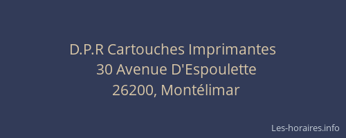 D.P.R Cartouches Imprimantes