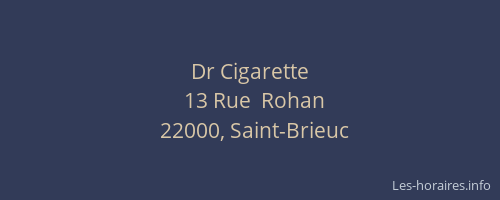 Dr Cigarette