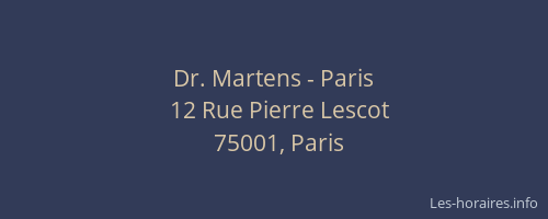 Dr. Martens - Paris