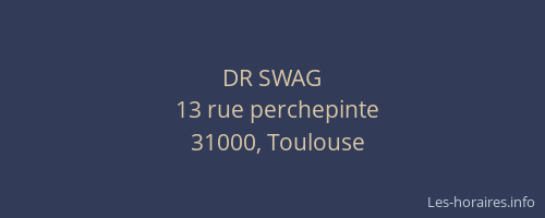 DR SWAG