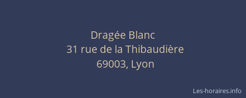 Dragée Blanc