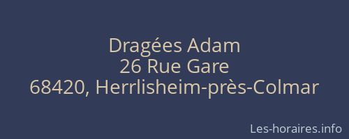 Dragées Adam