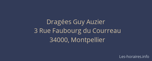 Dragées Guy Auzier