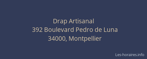 Drap Artisanal