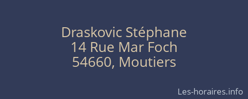 Draskovic Stéphane