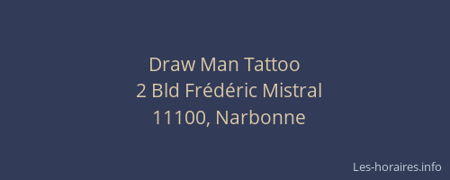 Draw Man Tattoo