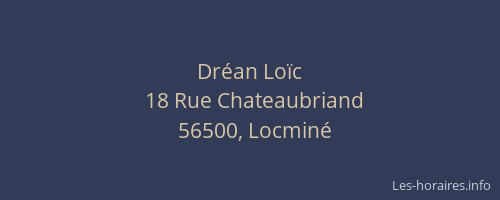 Dr&eacute;an Lo&iuml;c