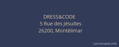 DRESS&CODE
