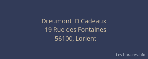 Dreumont ID Cadeaux