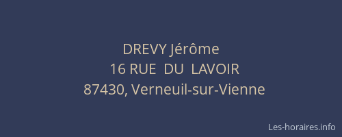 DREVY Jérôme