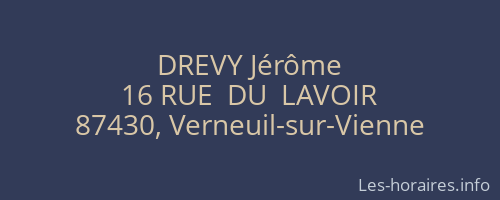 DREVY Jérôme