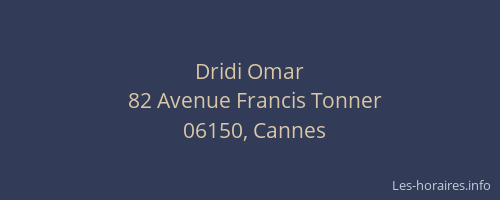 Dridi Omar