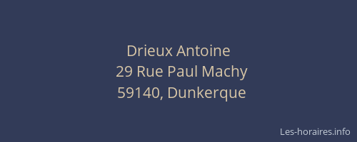 Drieux Antoine