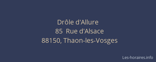 Drôle d'Allure