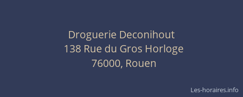 Droguerie Deconihout