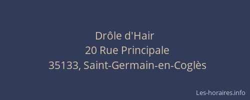 Drôle d'Hair