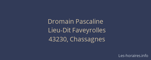 Dromain Pascaline