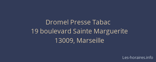 Dromel Presse Tabac