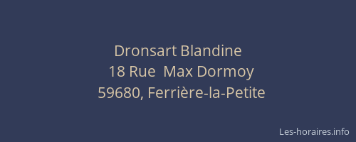 Dronsart Blandine