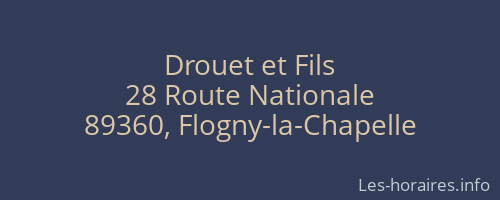 Drouet et Fils
