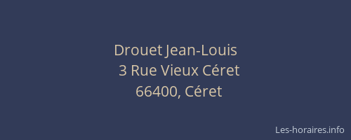 Drouet Jean-Louis