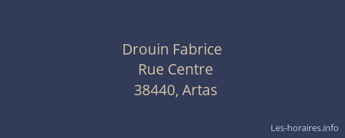 Drouin Fabrice
