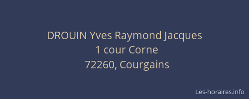 DROUIN Yves Raymond Jacques