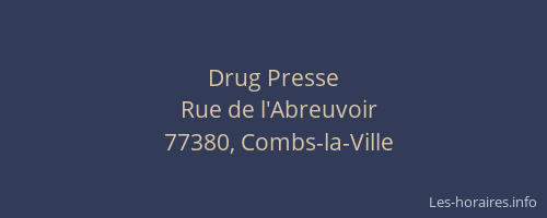 Drug Presse
