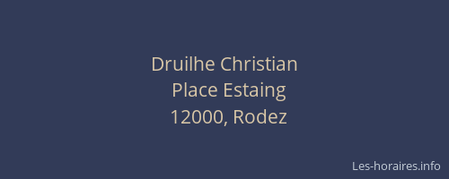 Druilhe Christian